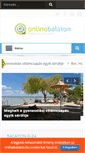 Mobile Screenshot of onlinebalaton.hu